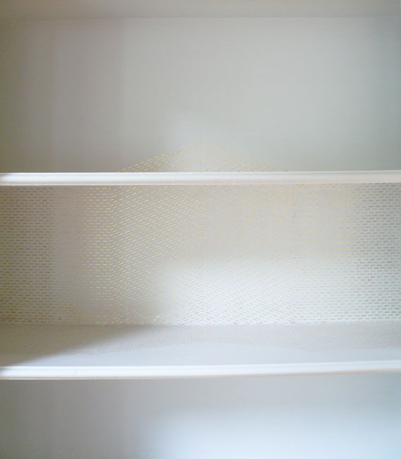 No Title 2008 gold leaf on wall dimensions variable